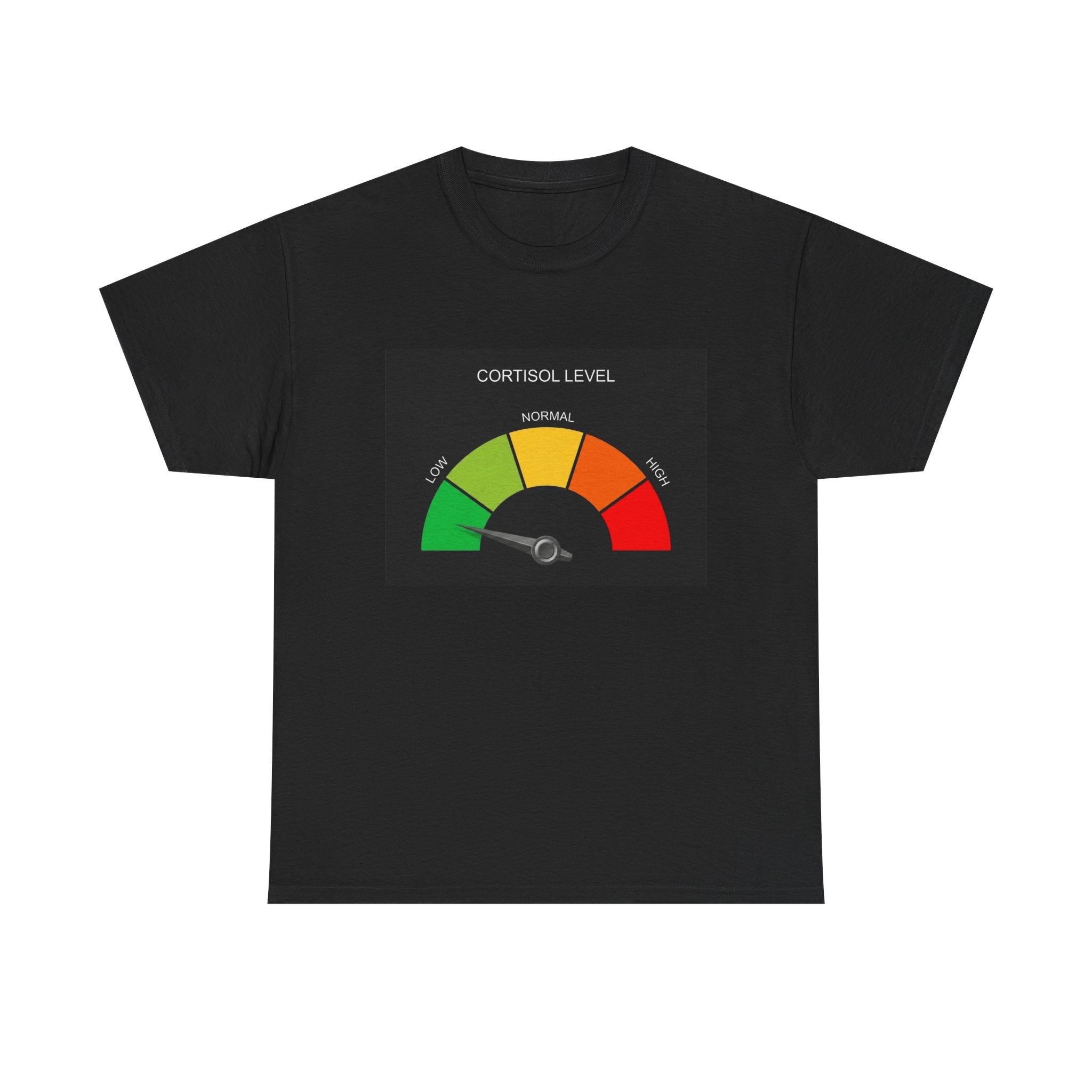 Low Cortisol T-Shirt — Funny Stress Meter Tee
