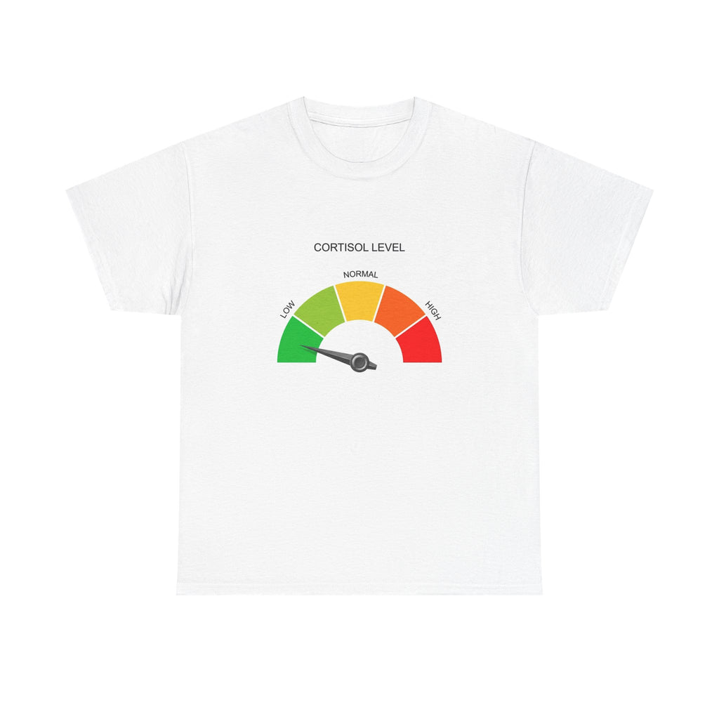 Low Cortisol T-Shirt — Funny Stress Meter Tee