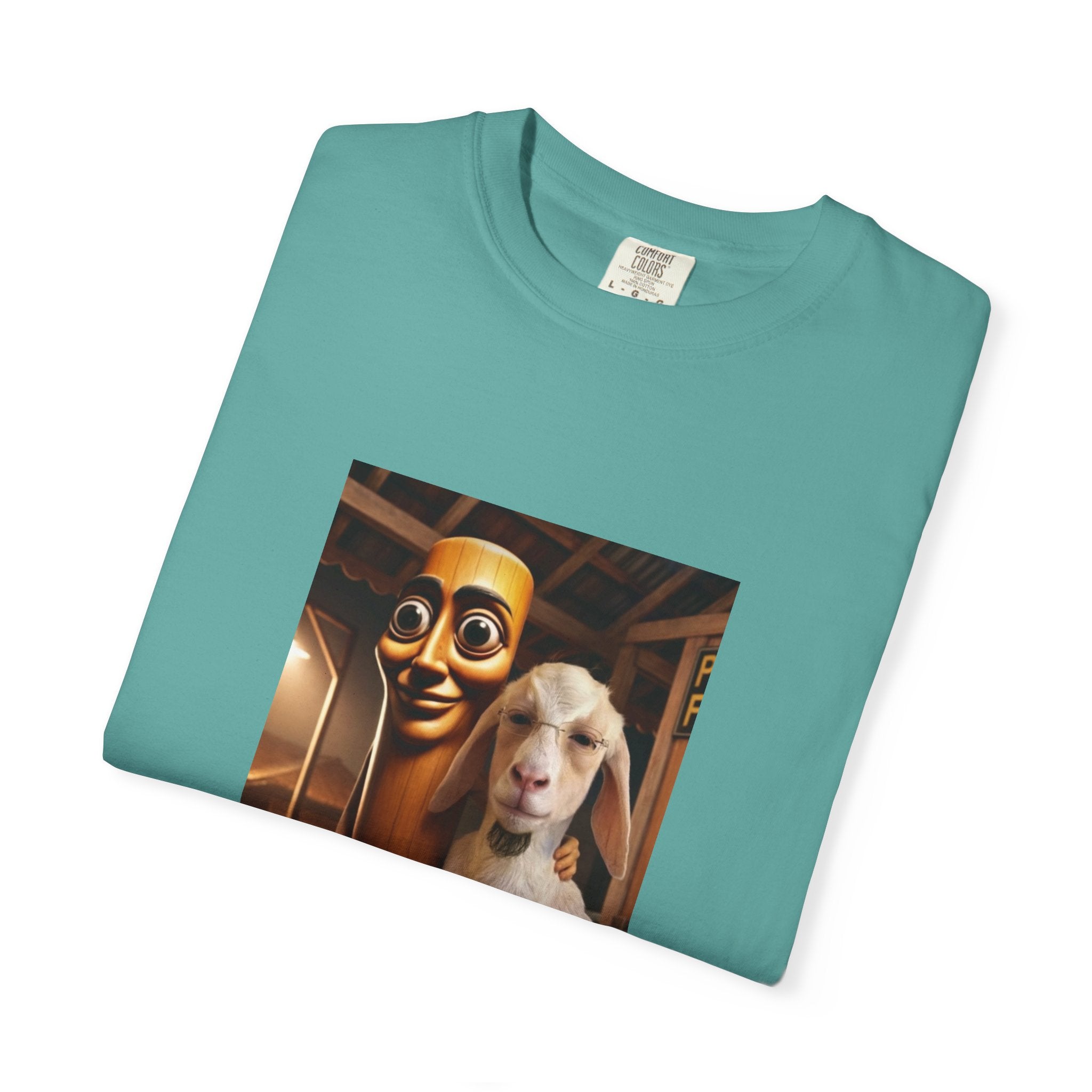T-Shirt — 'Don't Forget Who Was There For You At Your Lowest' with Goat & Mask Art