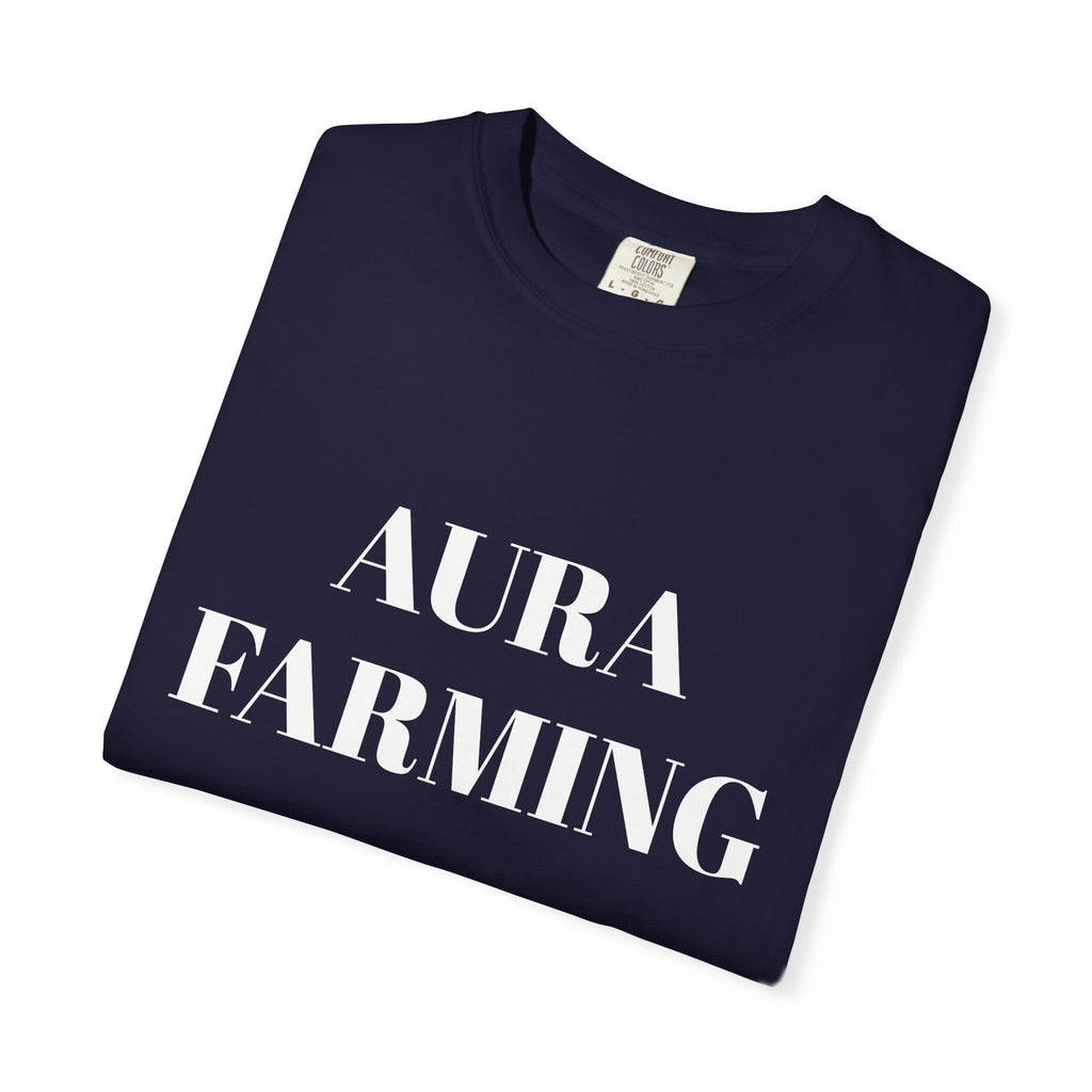 Aura Farming T-Shirt — Minimal Spiritual & Wellness Tee for Energy Healers