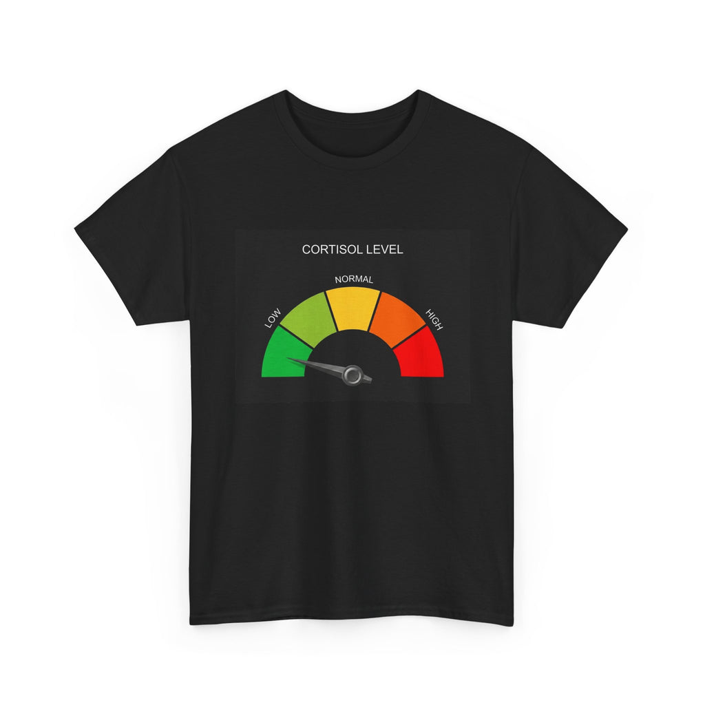 Low Cortisol T-Shirt — Funny Stress Meter Tee