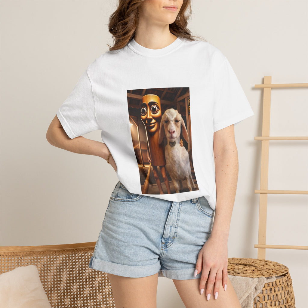 T-Shirt — 'Don't Forget Who Was There For You At Your Lowest' with Goat & Mask Art