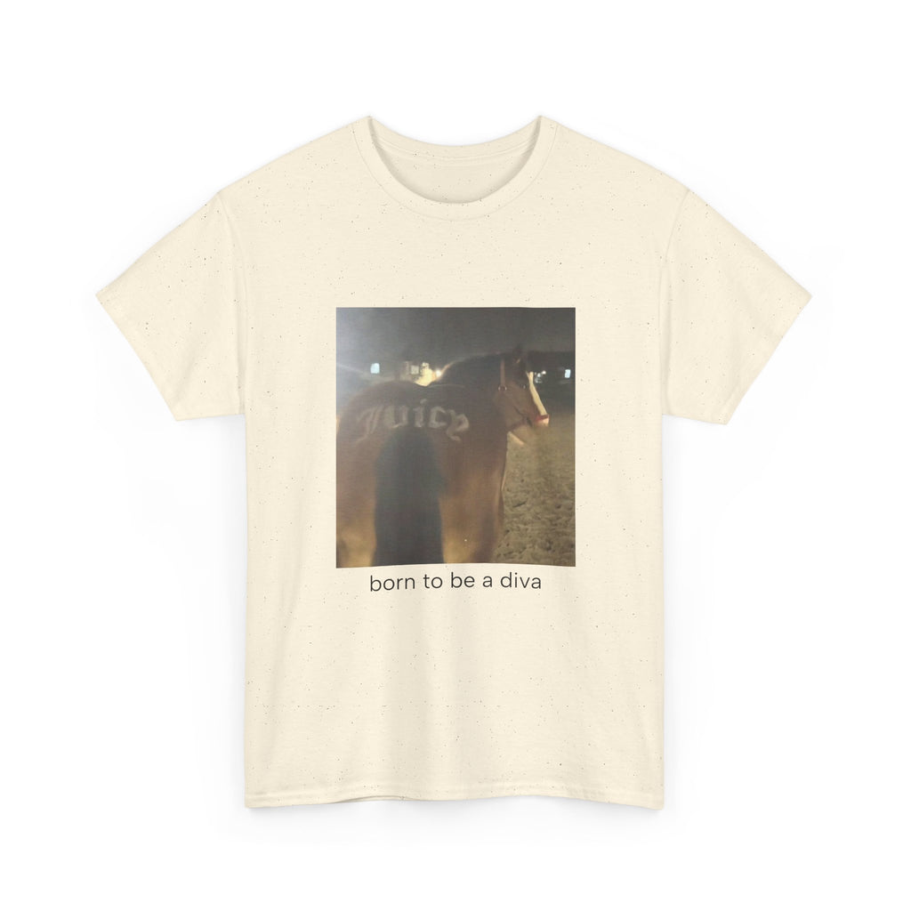 T-Shirt — 'born to be a diva' Photo Graphic Tee