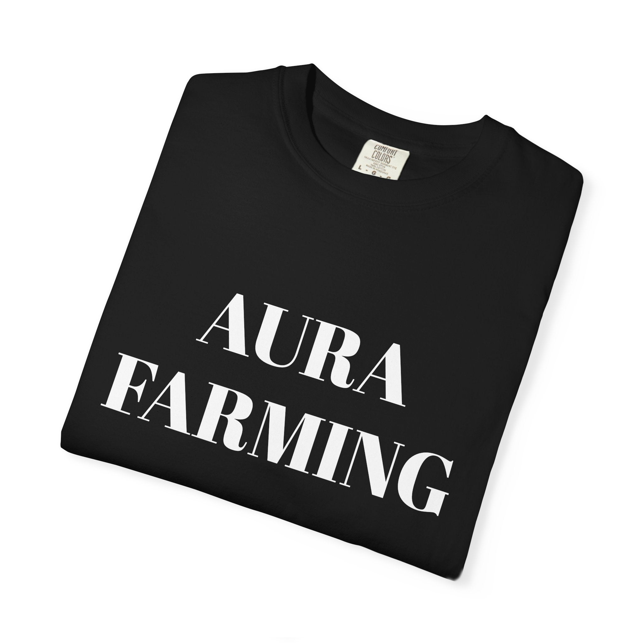 Aura Farming T-Shirt — Minimal Spiritual & Wellness Tee for Energy Healers