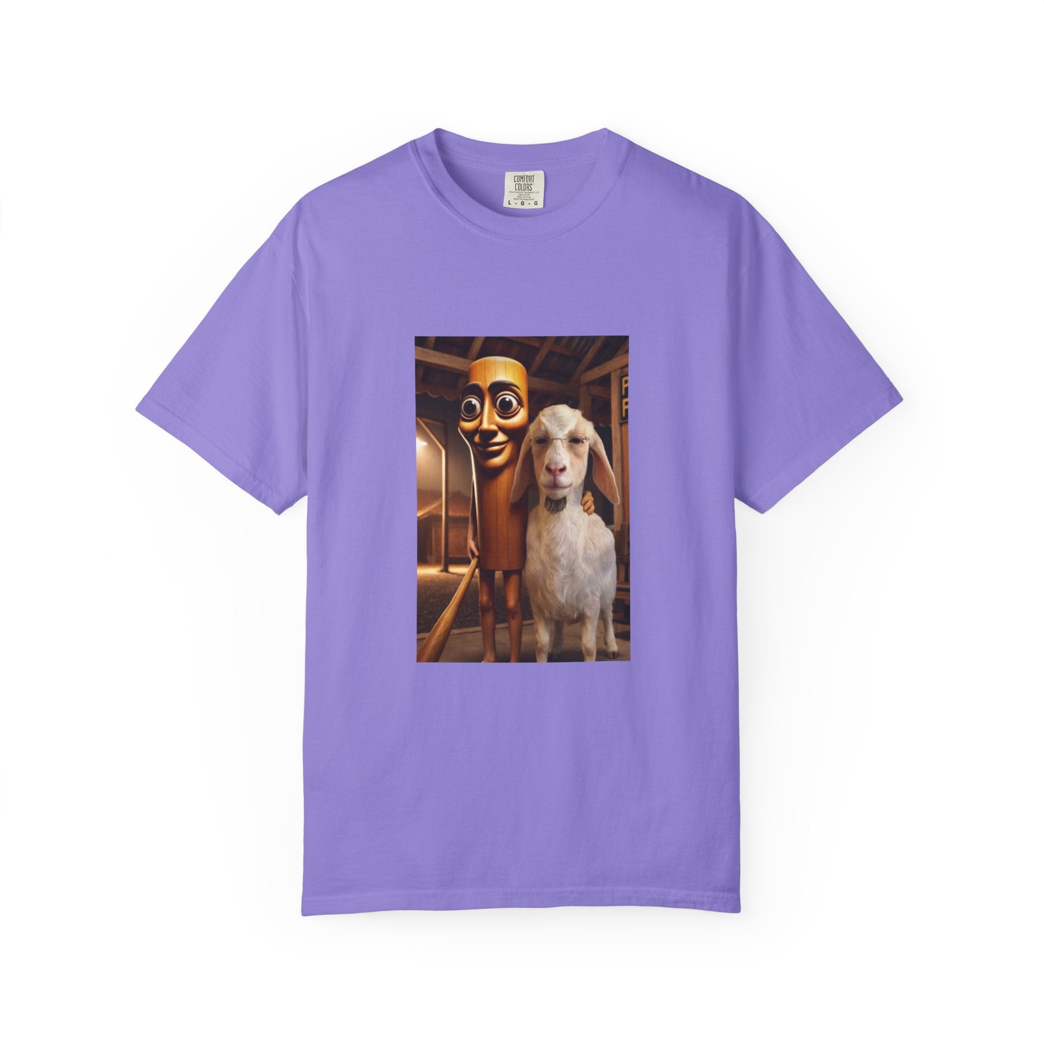 T-Shirt — 'Don't Forget Who Was There For You At Your Lowest' with Goat & Mask Art