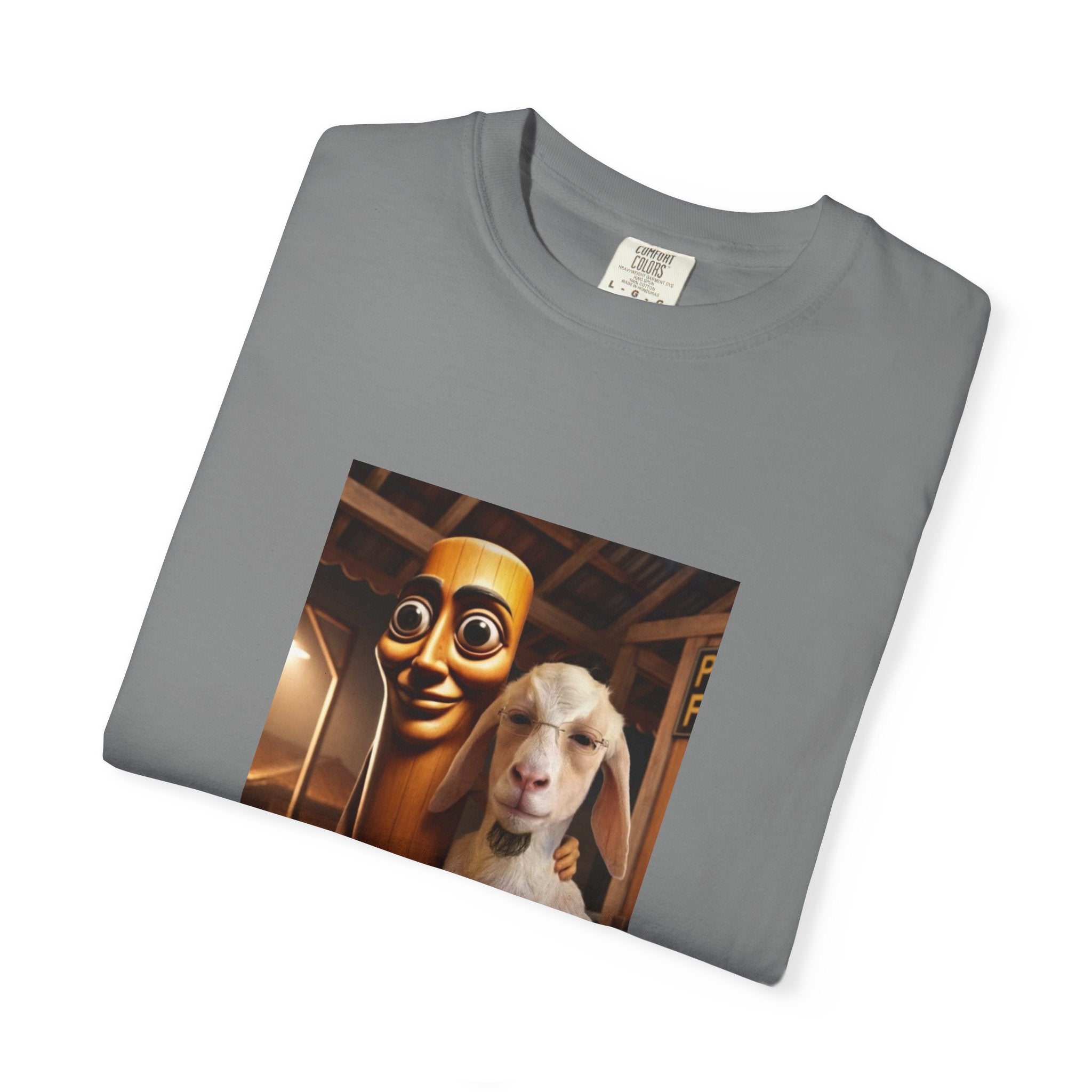 T-Shirt — 'Don't Forget Who Was There For You At Your Lowest' with Goat & Mask Art