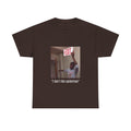 Meme T-Shirt — “I don't like spiderman” Funny Exit Sign Photo Tee