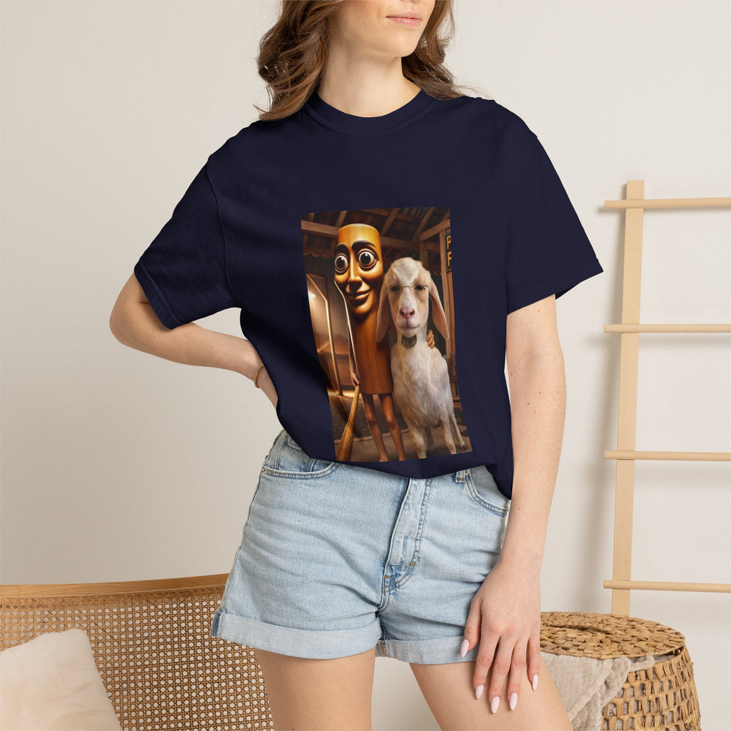 T-Shirt — 'Don't Forget Who Was There For You At Your Lowest' with Goat & Mask Art
