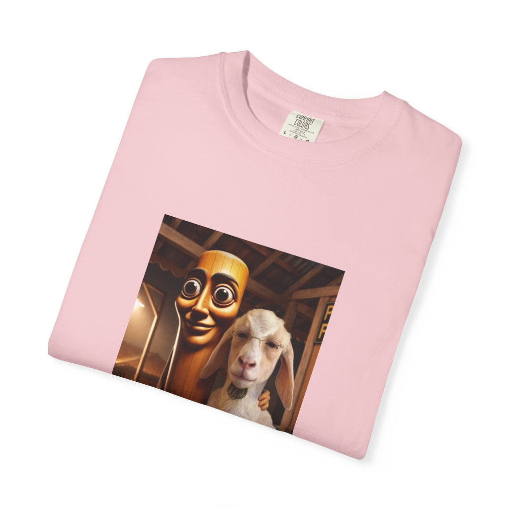 T-Shirt — 'Don't Forget Who Was There For You At Your Lowest' with Goat & Mask Art