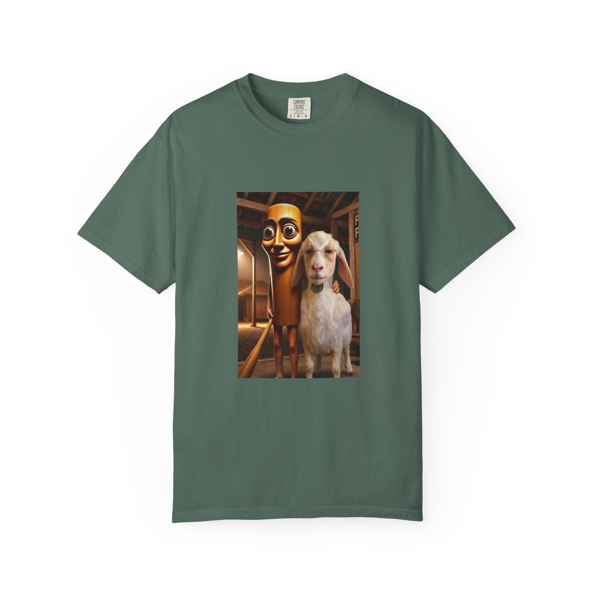 T-Shirt — 'Don't Forget Who Was There For You At Your Lowest' with Goat & Mask Art