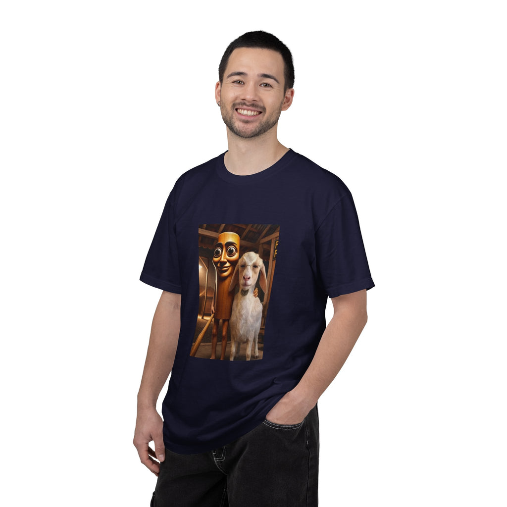 T-Shirt — 'Don't Forget Who Was There For You At Your Lowest' with Goat & Mask Art