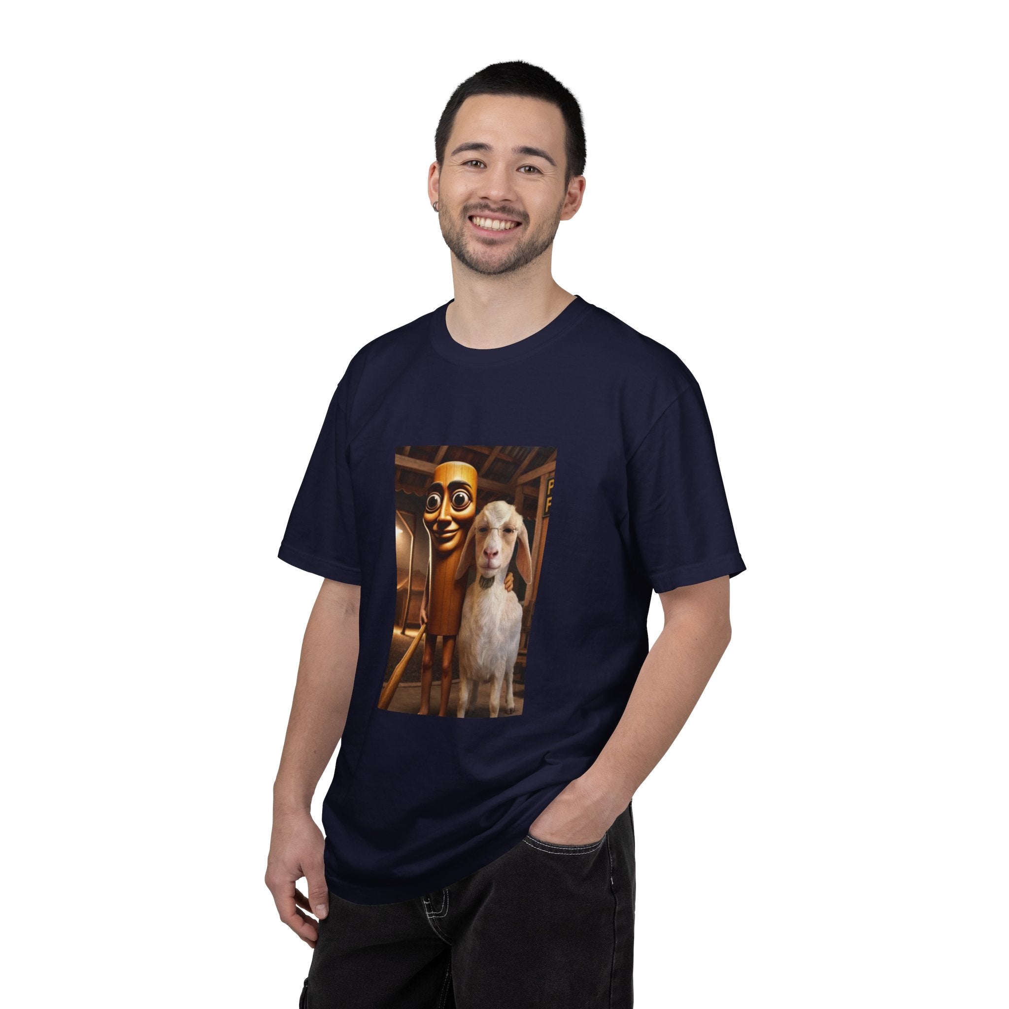 T-Shirt — 'Don't Forget Who Was There For You At Your Lowest' with Goat & Mask Art