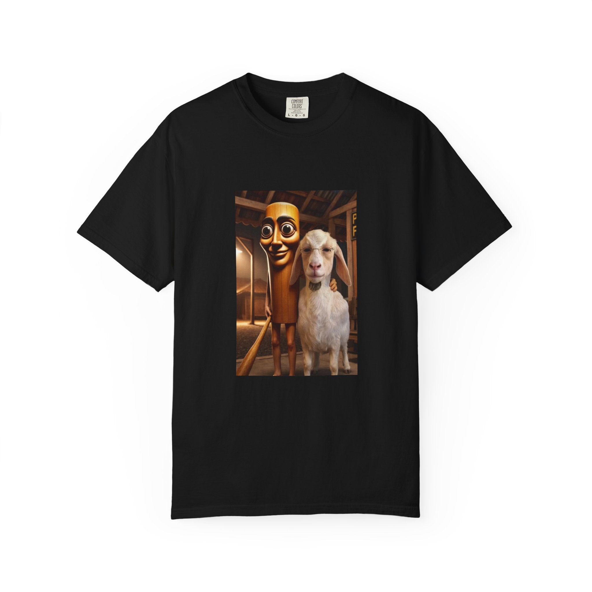 T-Shirt — 'Don't Forget Who Was There For You At Your Lowest' with Goat & Mask Art