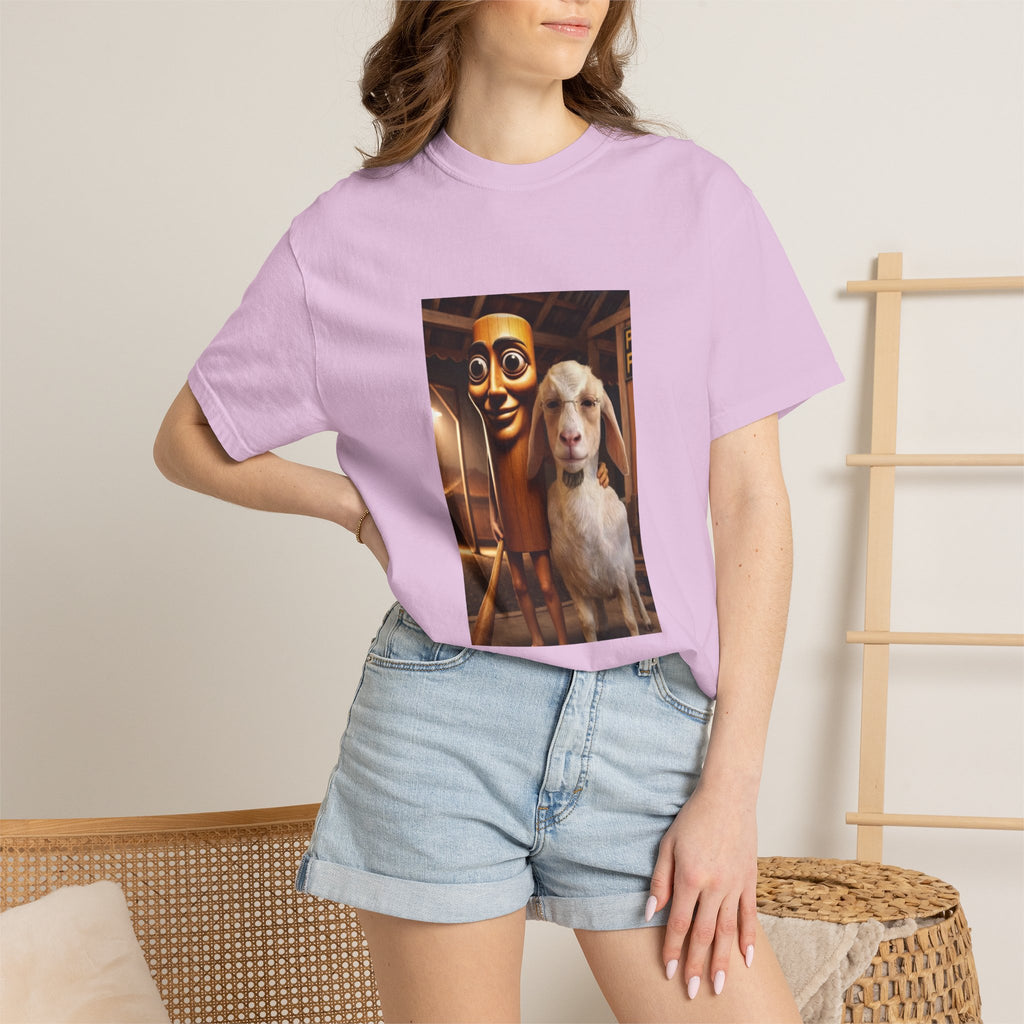 T-Shirt — 'Don't Forget Who Was There For You At Your Lowest' with Goat & Mask Art