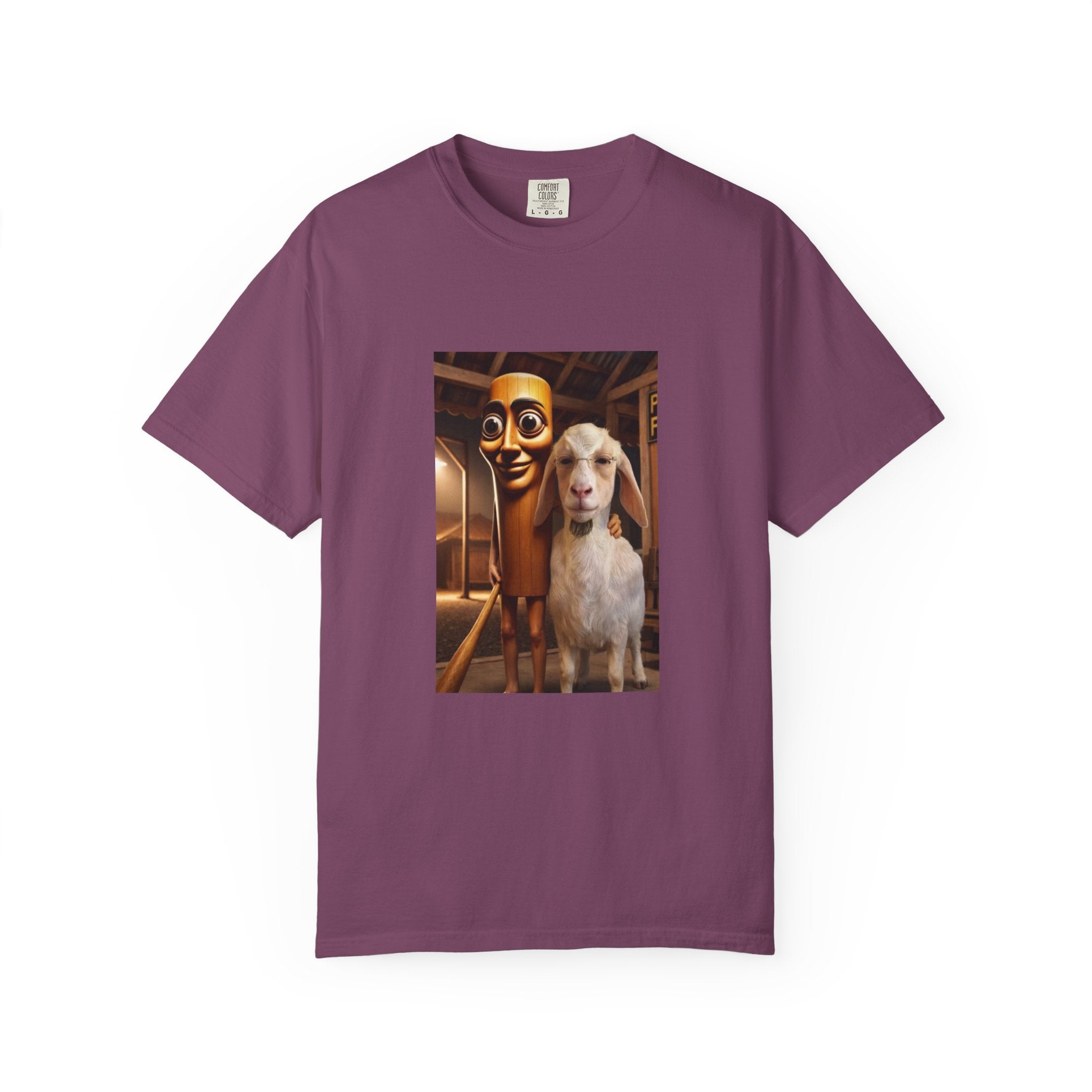 T-Shirt — 'Don't Forget Who Was There For You At Your Lowest' with Goat & Mask Art