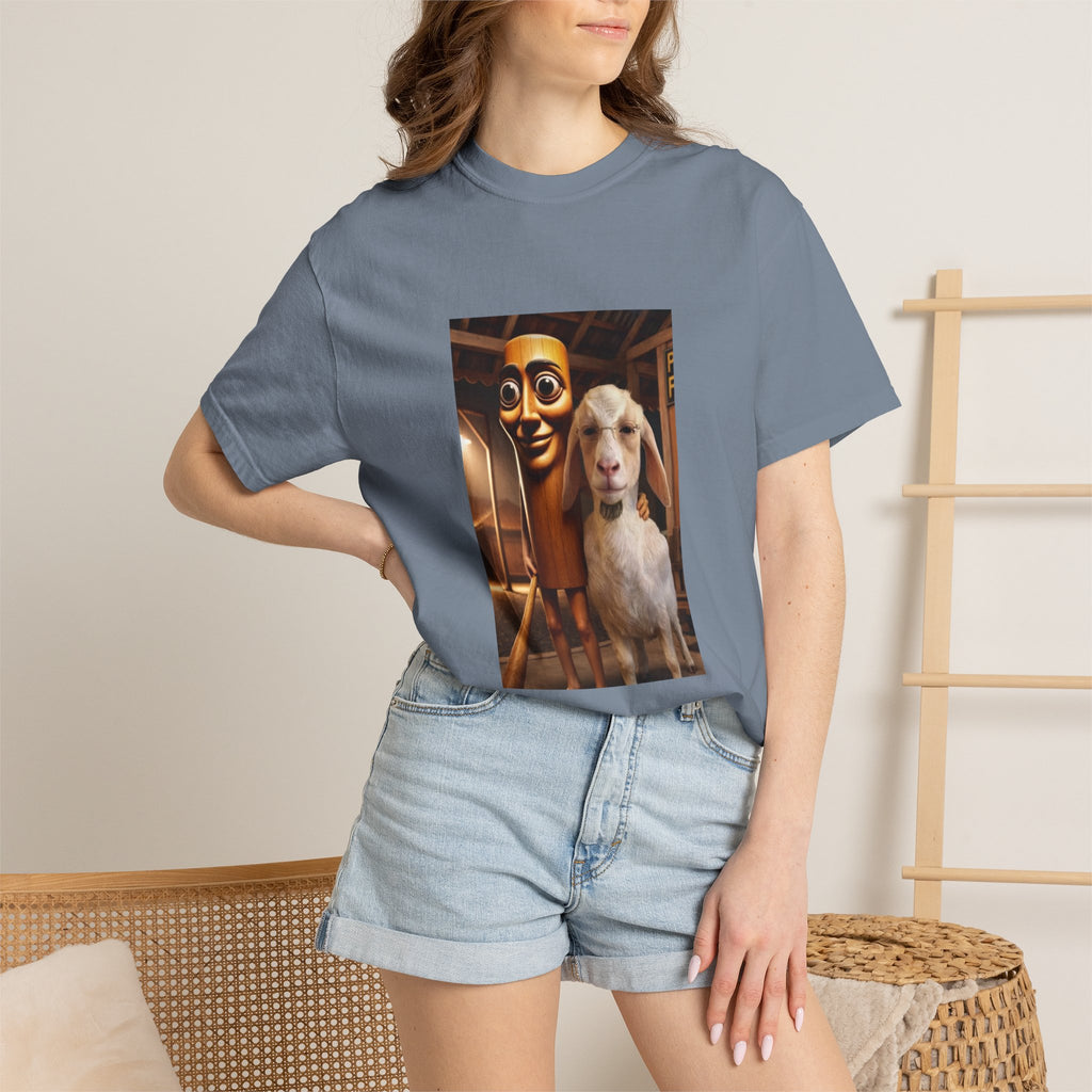 T-Shirt — 'Don't Forget Who Was There For You At Your Lowest' with Goat & Mask Art