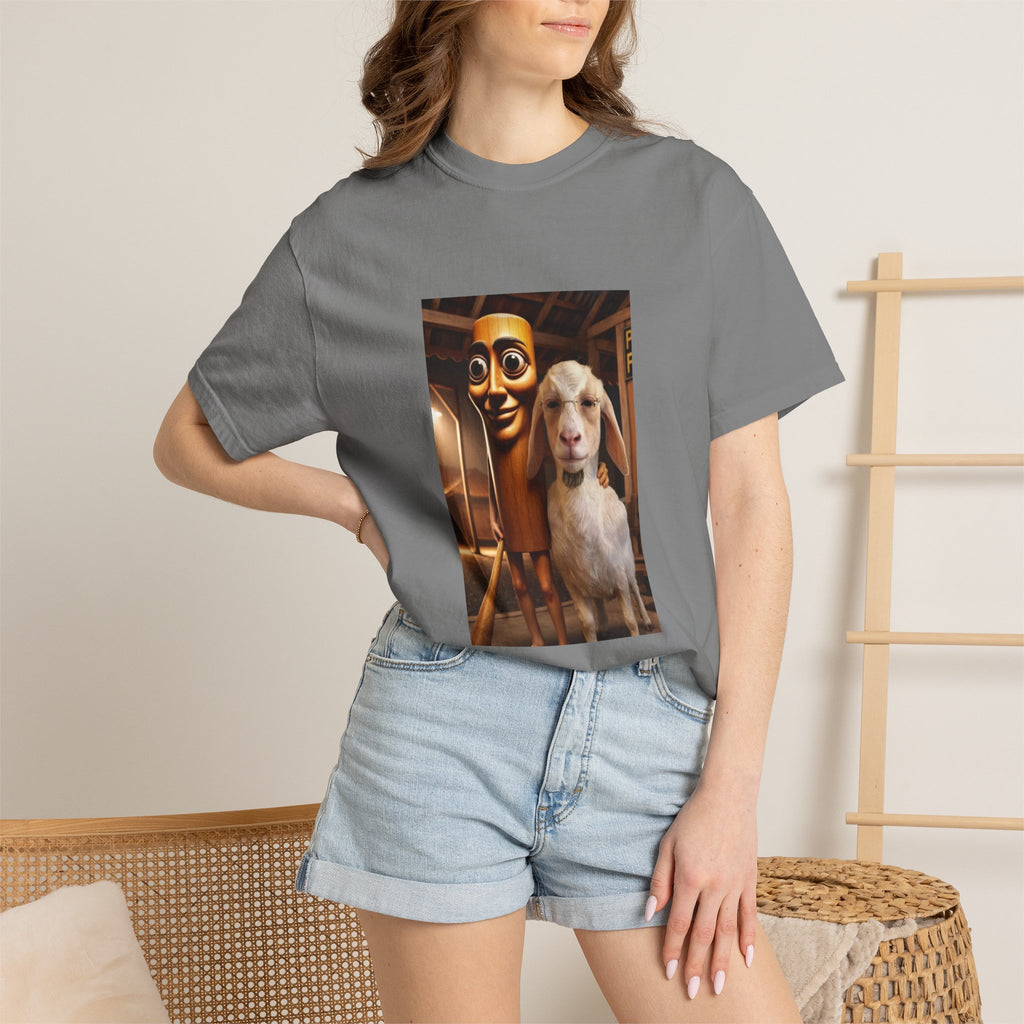 T-Shirt — 'Don't Forget Who Was There For You At Your Lowest' with Goat & Mask Art