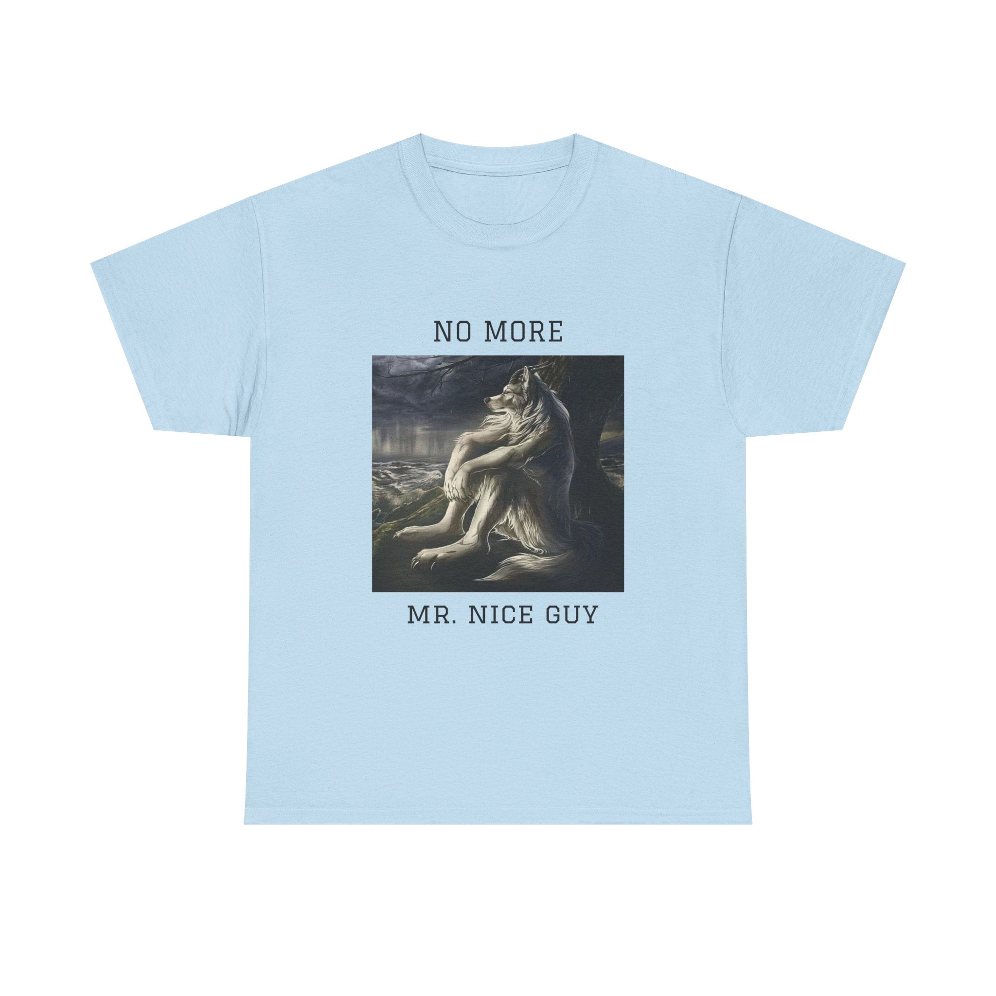 No More Mr. Nice Guy T-Shirt — Edgy Classical Art Graphic Tee