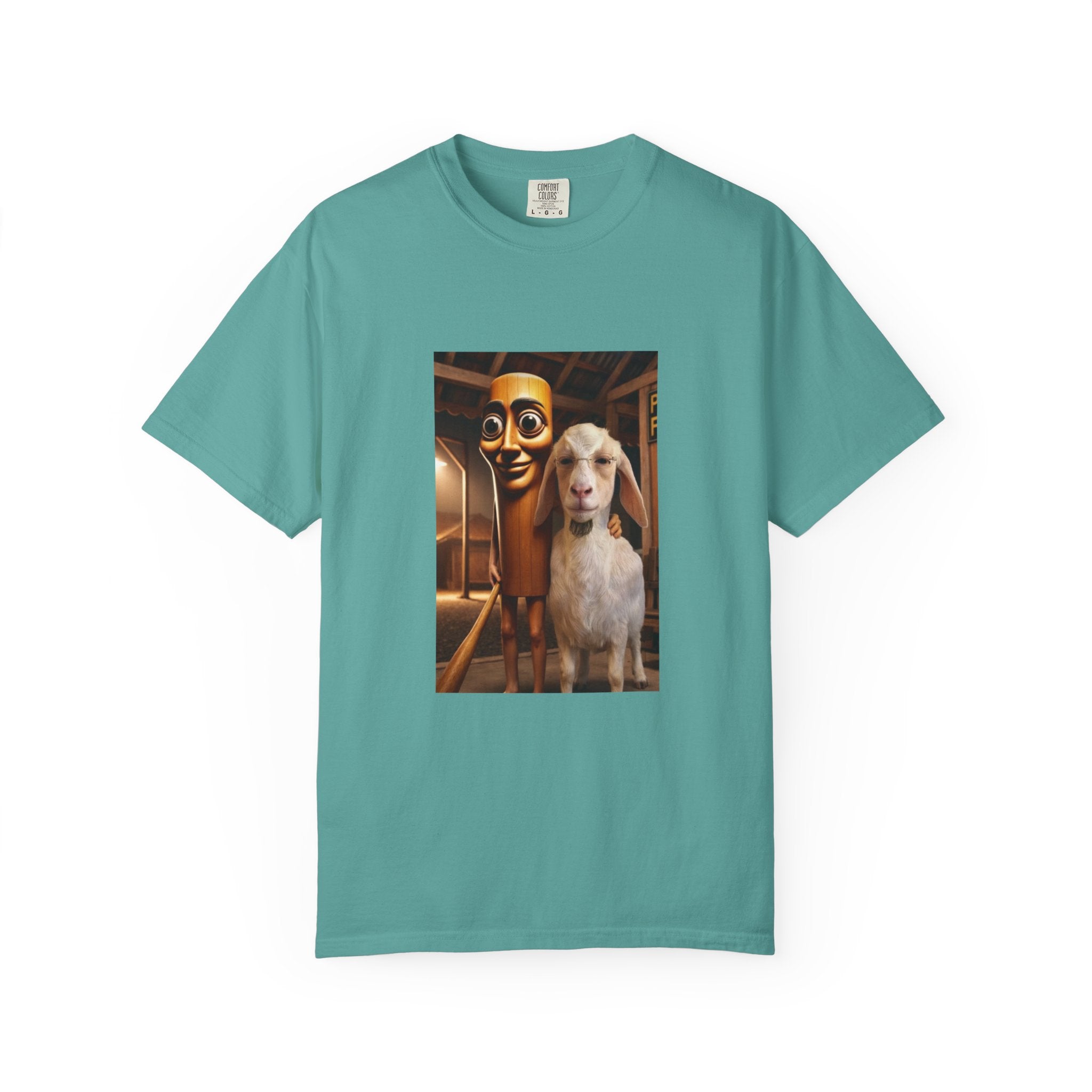T-Shirt — 'Don't Forget Who Was There For You At Your Lowest' with Goat & Mask Art