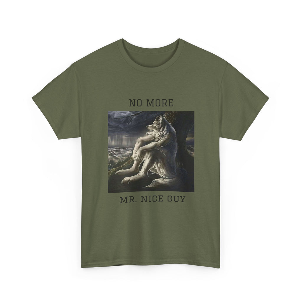 No More Mr. Nice Guy T-Shirt — Edgy Classical Art Graphic Tee