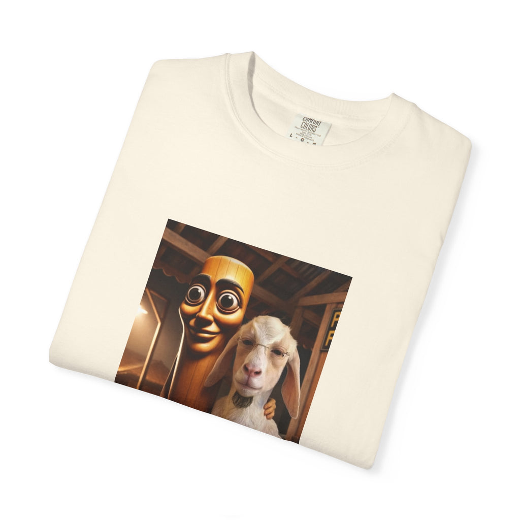 T-Shirt — 'Don't Forget Who Was There For You At Your Lowest' with Goat & Mask Art
